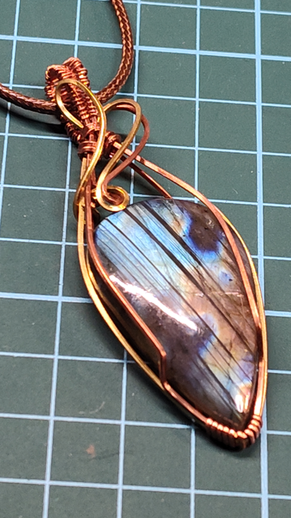Labradorite on the workbench
