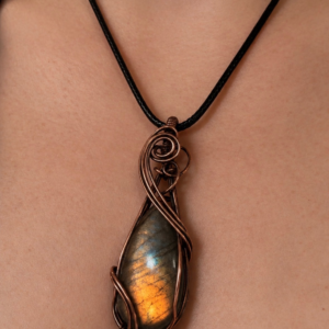 gold flash in antiqued copper